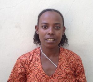 Yabate from Ethiopia received a loan of $250 to fatten sheep and goats.