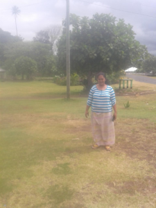 Maria in Samoa received a loan of $425 to buy a water tank, chemicals, seeds, soil, and a rake for her business growing and selling cabbages and eggplant.