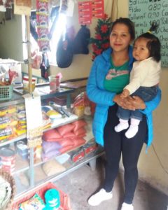 Our $400 loan to Michelle in Ecuador will help her buy rice, sugar, eggs, bread, tuna, sardines and candy for her general store.