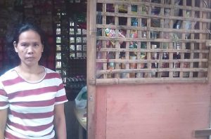 Sharon Joy in the Philippines received $175 from iZosh to increase product selection and expand her general store.