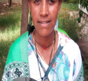 Tirualem in Ethiopia received $250 from iZosh to fatten her sheep.