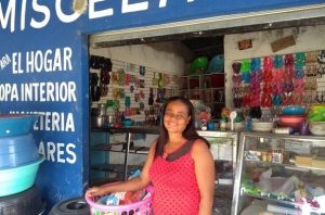 Our loan of $69 to Batistina in Colombia will help her restock her shop and buy two washing machines to add a laundromat service.