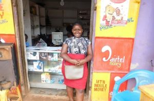 Our loan of $225 to Ciara in Uganda will help her buy mobile phone accessories for her business selling money-transfer services for mobile phones.