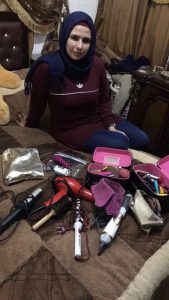 Our $375 loan to Ghada in Lebanon will help her buy cosmetics, lipsticks, wax bottles, mousse, and pins for her makeup and hair salon.