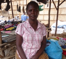 Damaris of Kenya received $225.00 to buy second hand clothing for resale.