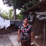 Rosa of El Salvador received $425.00 to buy wood, laminated sheeting, cement, sand and to pay for labor to repair a bedroom.