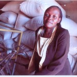 Alice of Uganda received $550 to buy maize flour and groundnuts to sell.