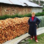 Shpresa from Albania received $525 for basic repairs to her home, including her roof. She is a farmer growing onions, potatoes, and wheat.