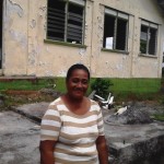 Telesia from Samoa received $375 to buy seedlings, a backpack sprayer, wheelbarrow, and chemicals for her business selling taro and banana.