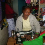 Bilhah from Kenya received a loan of $250 to expand her tailoring business.