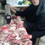 Wisam from Palestine received a loan of $1,000 to buy a sewing machine and more fabric and yarn.