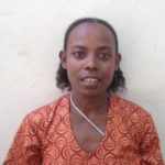 Yabate from Ethiopia received a loan of $250 to fatten sheep and goats.