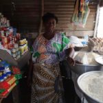 $150 from iZōsh completed a loan of $350 to help Abla pay for 3 sacks of rice, a sack of corn, 2 cans of oil, 3 sacks of sugar, and 20 bowls of beans for her grocery stall.