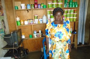 Cate in Uganda received a loan of $150 to buy supplies for her hair salon.