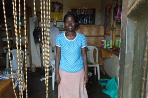 Immaculate in Uganda received a loan of $225 to hire an employee and purchase chickens as another source of income in addition to her hair salon.