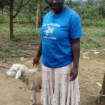 Miriam in Kenya received a loan of $150 to buy different varieties of cereals for her business selling milk, eggs and cereals.