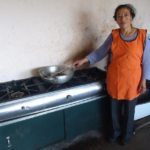 Rosa Elina in Ecuador received a loan of $500 to buy instant coffee, flour, eggs, and butter for her business selling coffee with empanadas and tortillas.