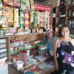 Carina in the Philippines received $200 from iZosh to buy products for her small convenience store.