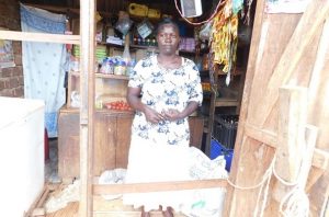 Esther in Uganda received $225 from iZosh to buy more inventory to sell in her retail shop.