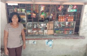 Marta in the Philippines received $200 from iZosh to buy bulk goods and new items for her convenience store.