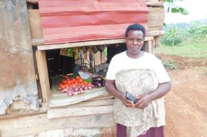 Our $25 loan to Grace in Uganda will help her buy additional products for her vegetable stand.