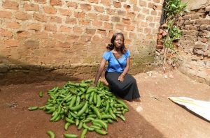 Our $225 loan to Juliet in Uganda will help her buy more products for her business selling bananas and second-hand clothing.