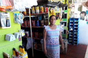 Our $325 loan to Maria in Colombia will help her buy paints, cement, and stucco to sell in her hardware store.