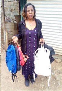 Our $225 loan to Mary in Kenya will help her buy more clothes and handbags to sell.