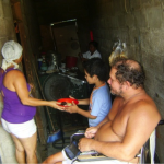 Ingrid of Colombia received a loan to buy an industrial stove and supplies for her restaurant.